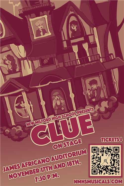 Clue on stage November 17th and 18th NMHSmusicals.com